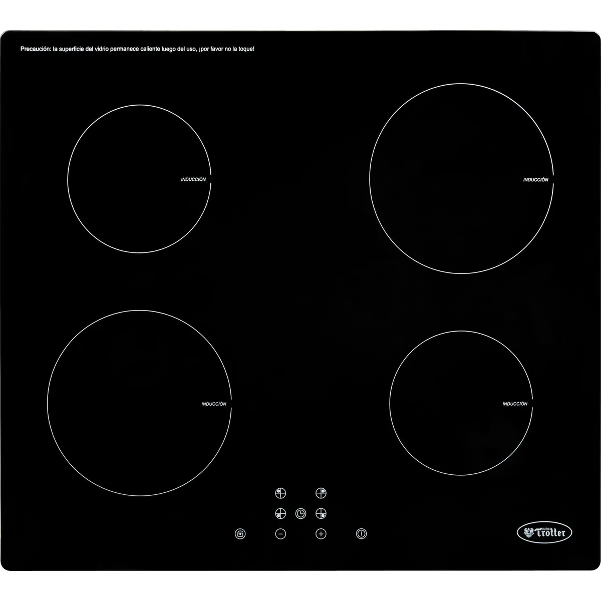 ALBIN TROTTER - Encimera Inducción 4 Platos Negro Induktion 4 platos
