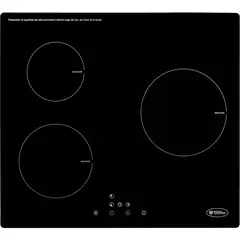 ALBIN TROTTER - Encimera Inducción 3 Platos Negro Induktion 3 platos