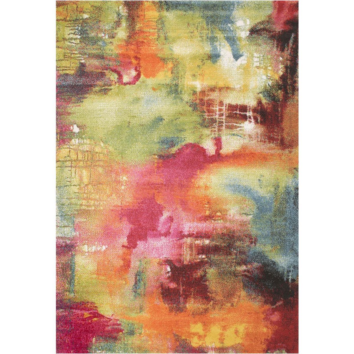 DIB - Alfombra Inusual 80x150 cm PVC Multicolor