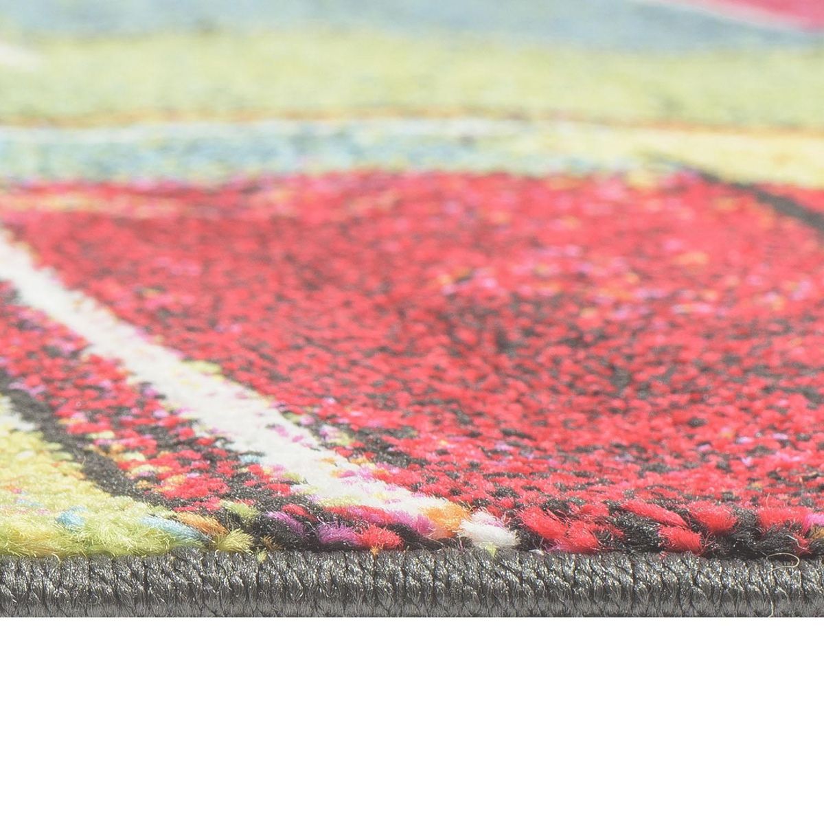 DIB - Alfombra Inusual Formas 80x150 cm PVC Multicolor