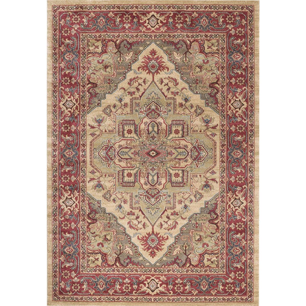 DIB - Bajada de Cama Ziegler Rombo 80x120 cm PVC Amarillo