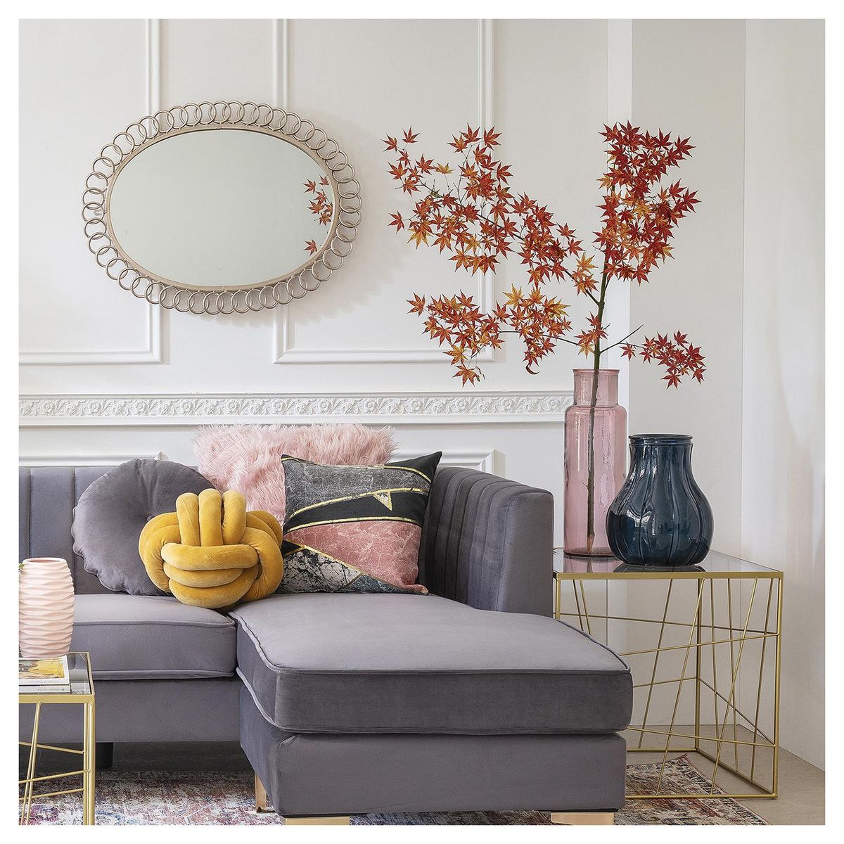 VIDRIOS SAN MIGUEL - Jarrón Noa 45 cm rosado