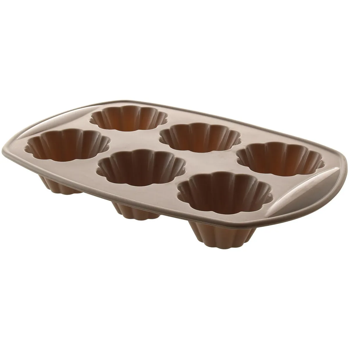 JUST HOME COLLECTION - Molde Just Home Collection 6 Cavidades Queques Taupe