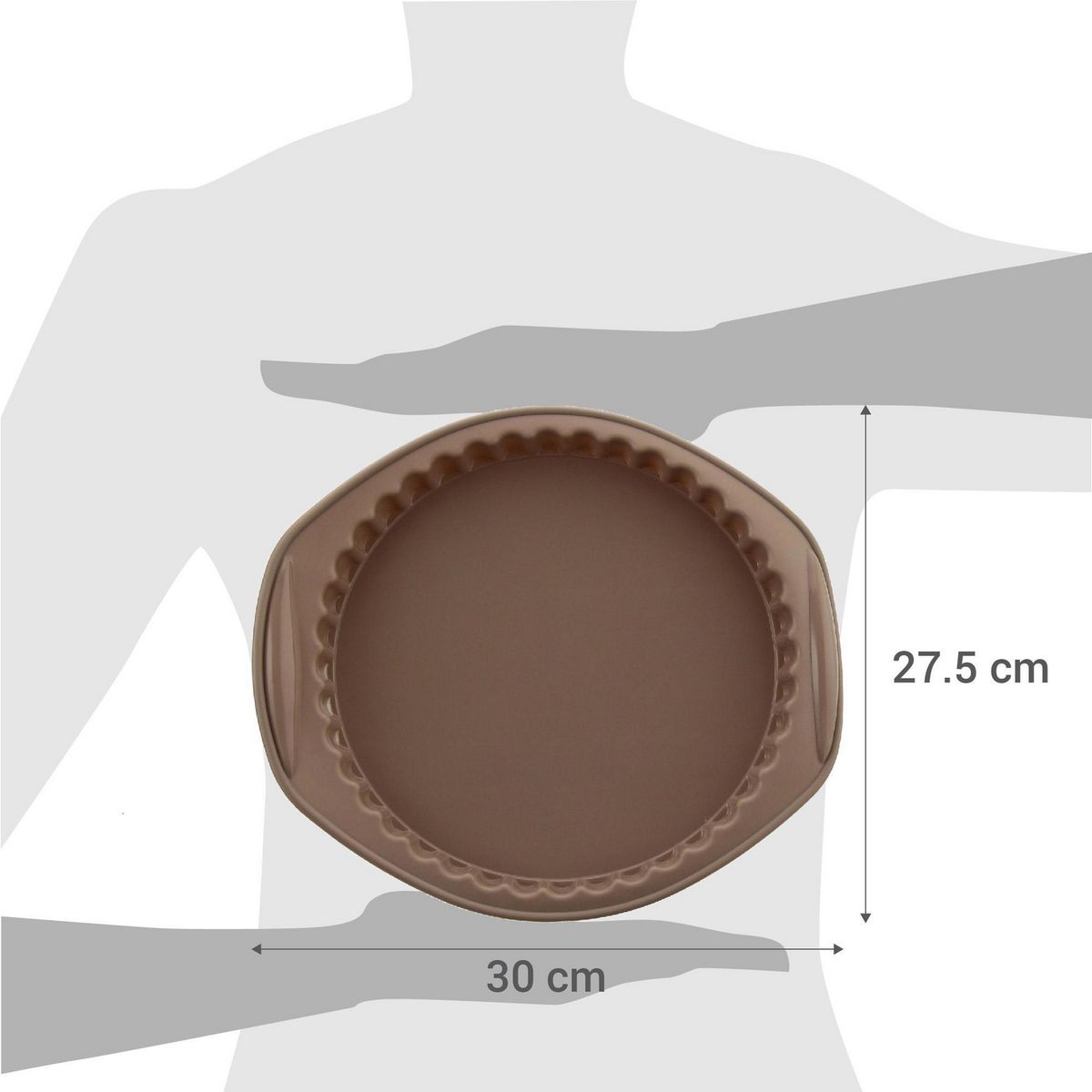 JUST HOME COLLECTION - Molde silicona queque 30 cm