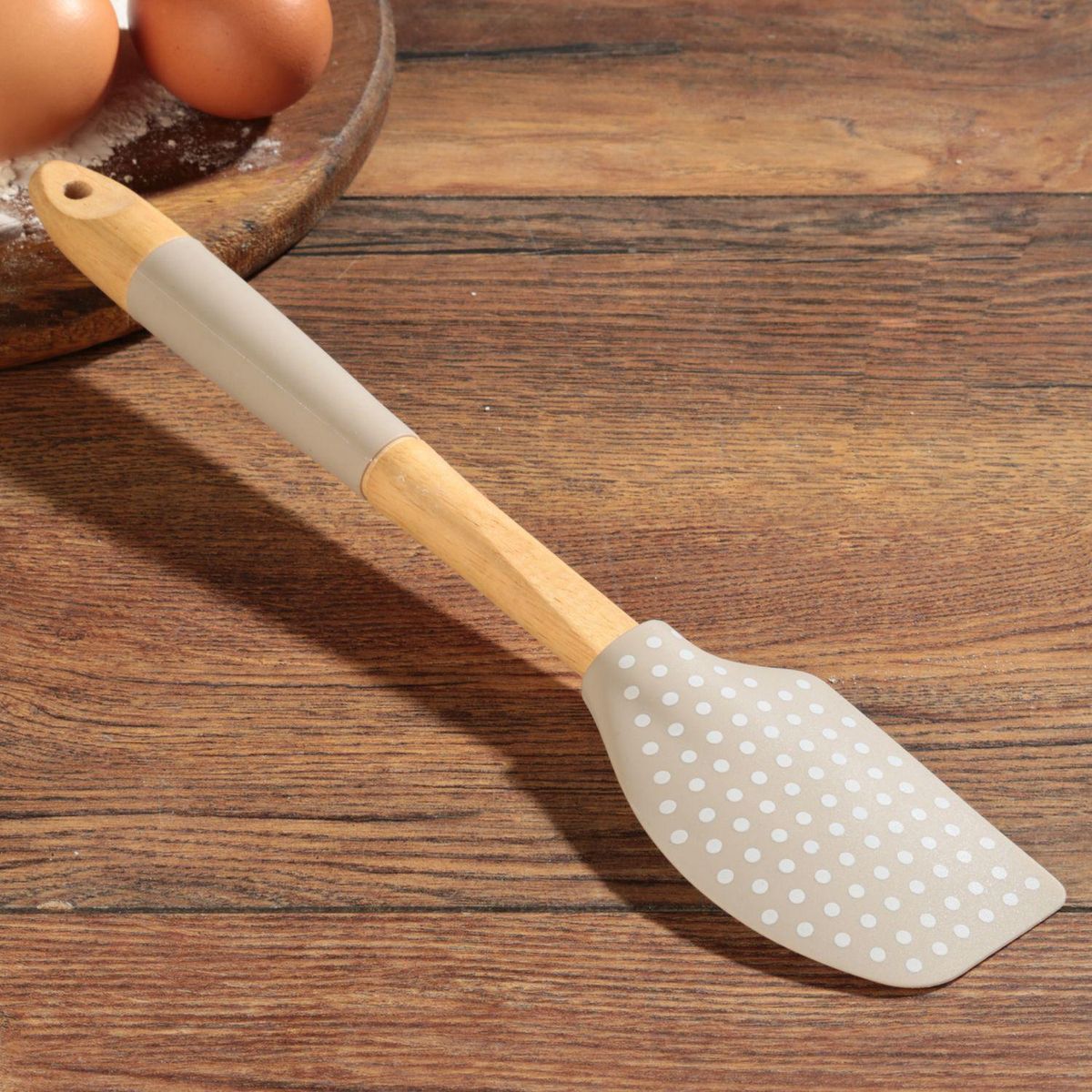 JUST HOME COLLECTION - Espátula mezquino de silicona lunares