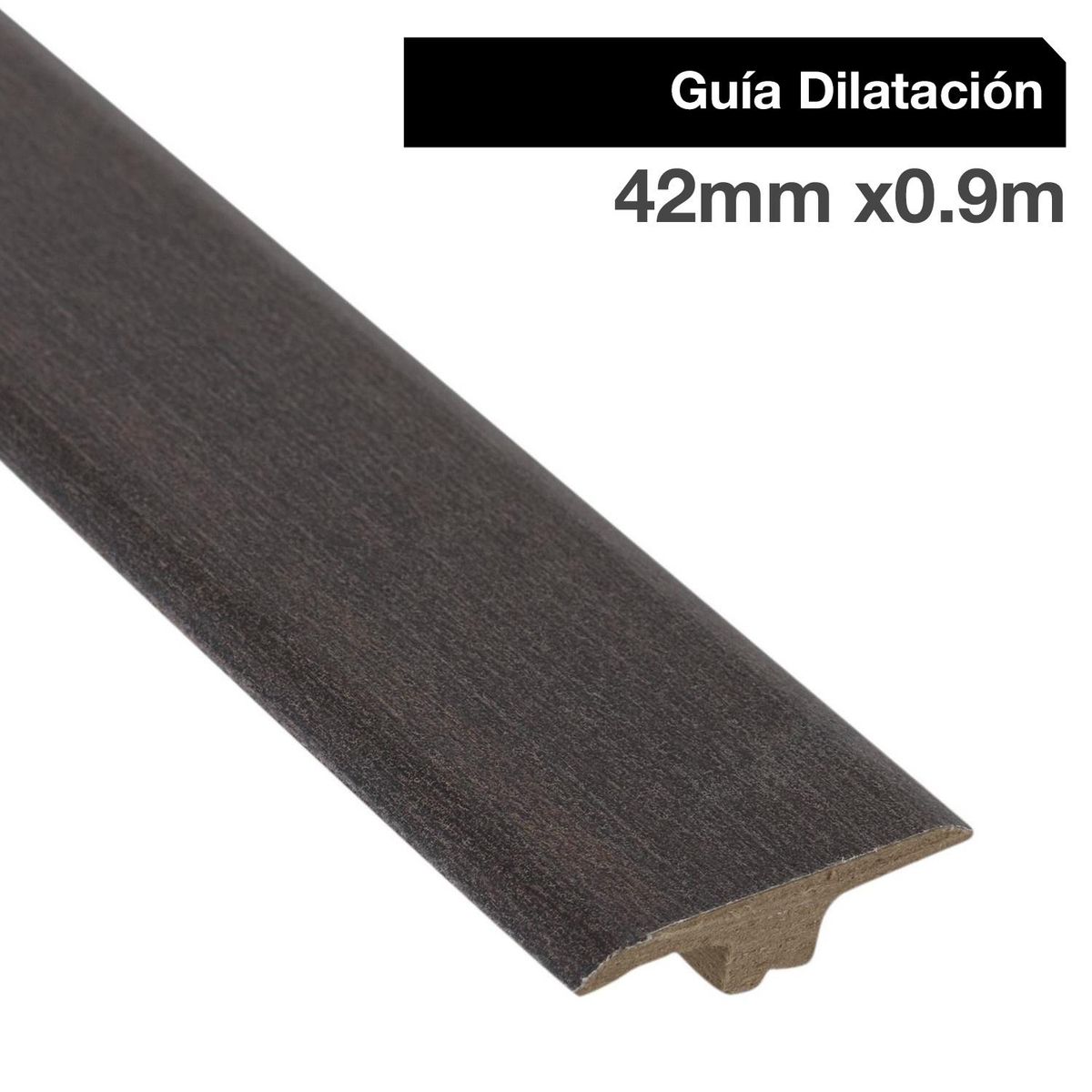 Guía de Dilatación Madera Café 10 mm 0.42x90 cm, marca HOLZTEK - Foto Principal