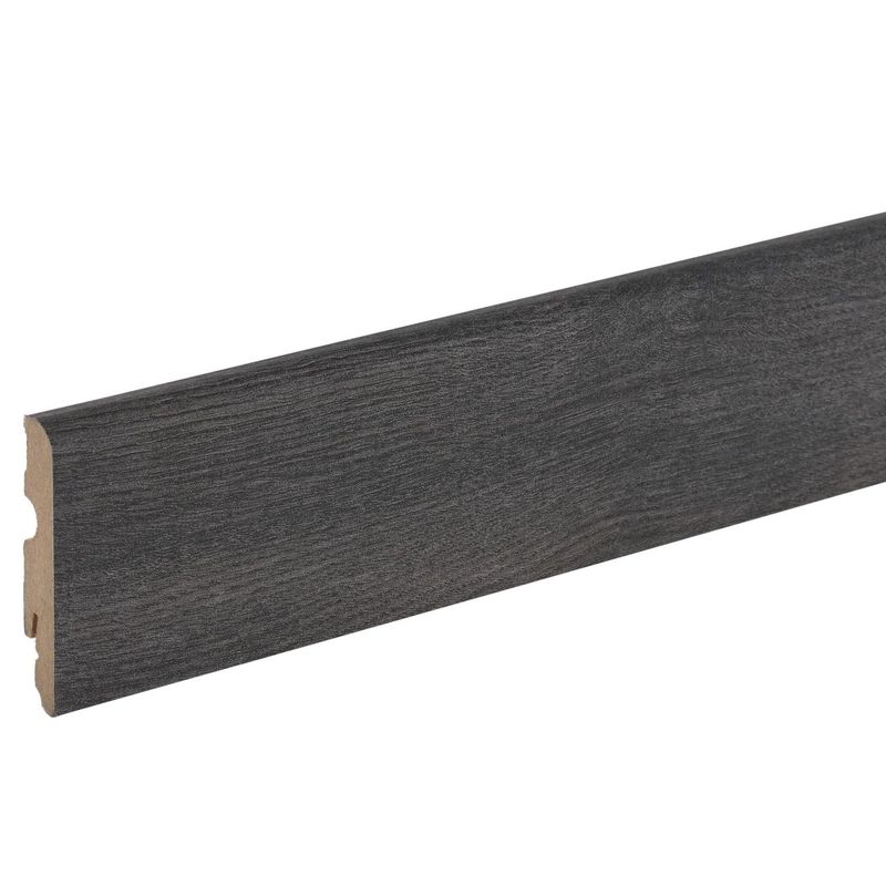 HOLZTEK - Zócalo MDF Folio Gris 10 mm 15x240 cm