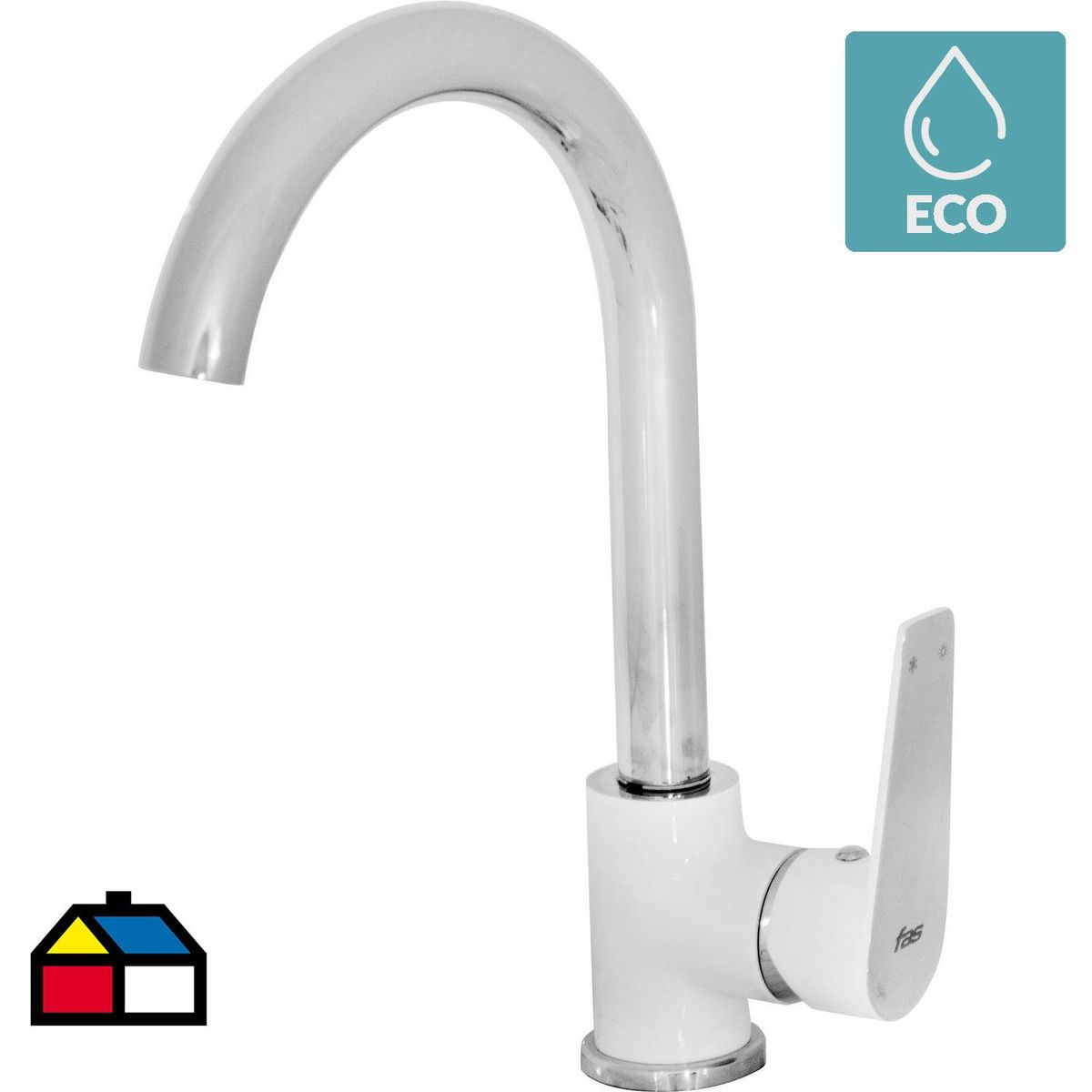 FAS - Monomando para Lavaplatos Duo Cromado