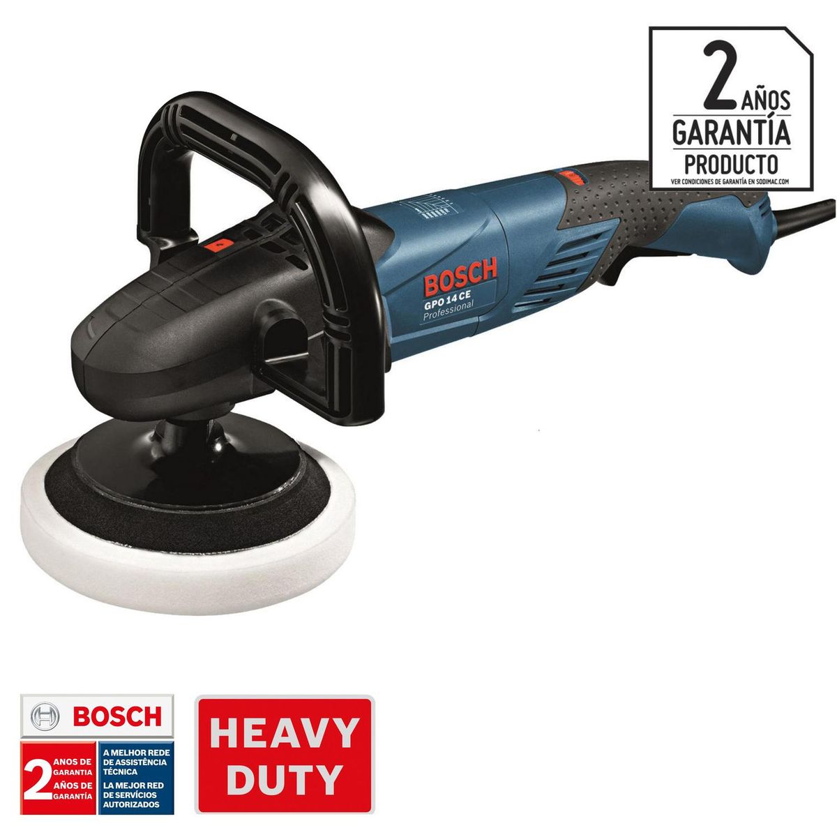 Pulidora Eléctrica 1400W, marca BOSCH - Foto Principal