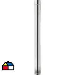 AMESTI - Cañon acero inoxidable 80 mm x 1 m