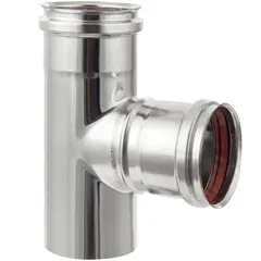 AMESTI - Tee Registro 80 Mm Para Estufas Pellet