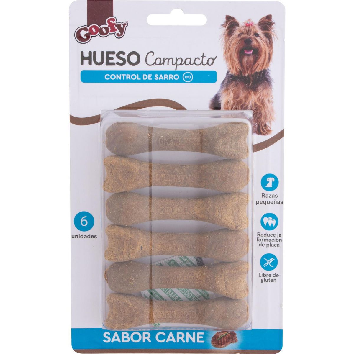 GOOFY - Huesitos para Perro Adulto Carne 0.108 kg