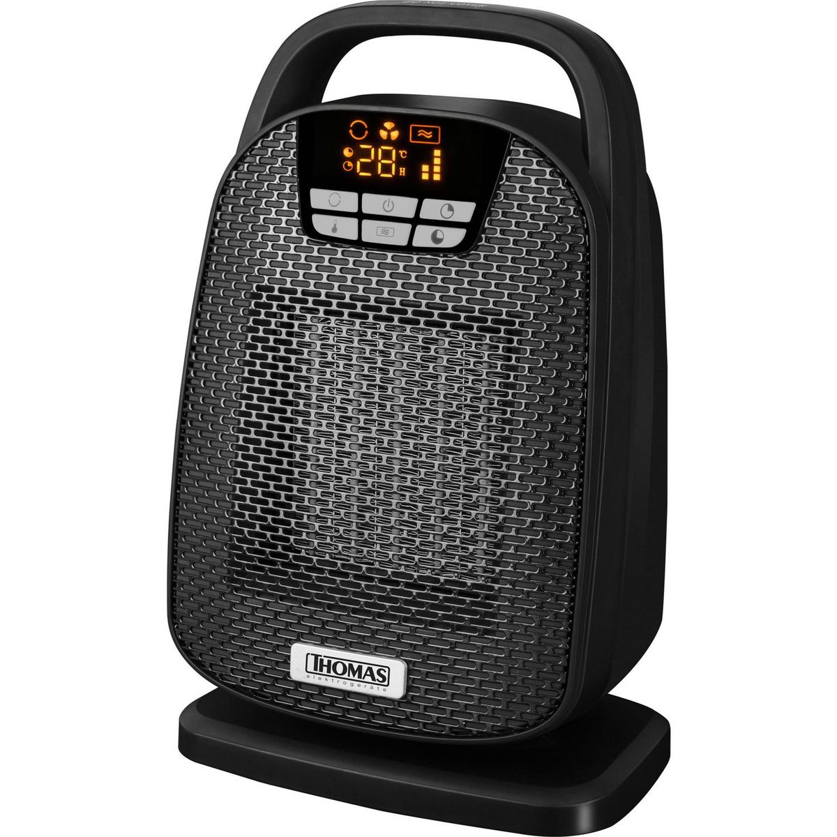 THOMAS - Termoventilador Eléctrico 2000 W TH-CH42 Negro