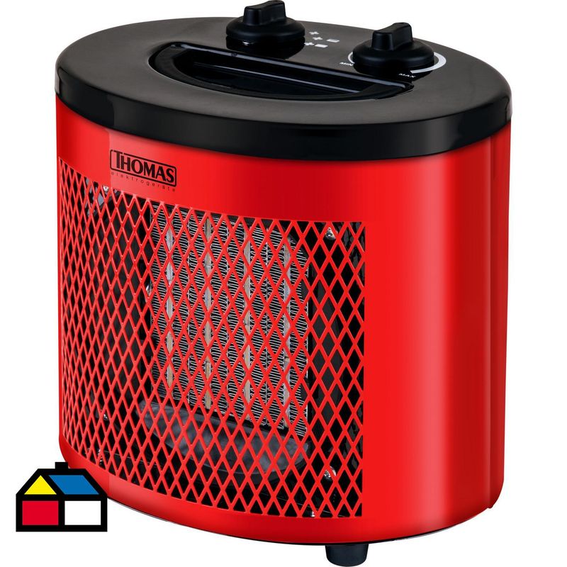 THOMAS - Termoventilador Eléctrico 2000 W TH-CH40 Rojo