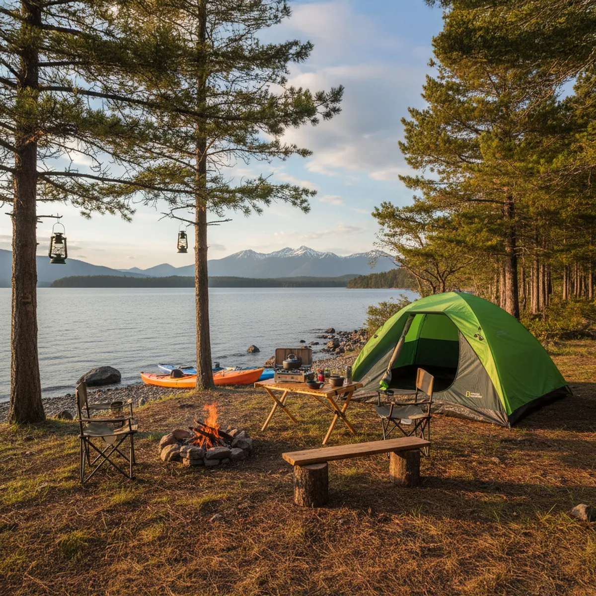 NATIONAL GEOGRAPHIC - Carpa Camping Tayrona 2 Personas Verde