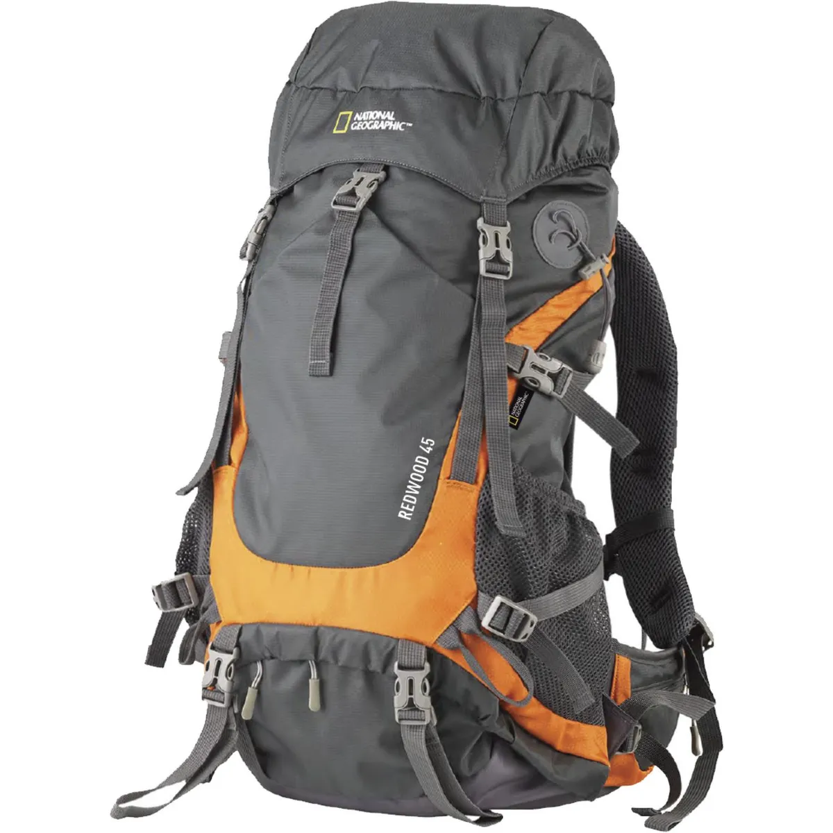 NATIONAL GEOGRAPHIC - Mochila RedWood 45 Litros Naranjo/gris