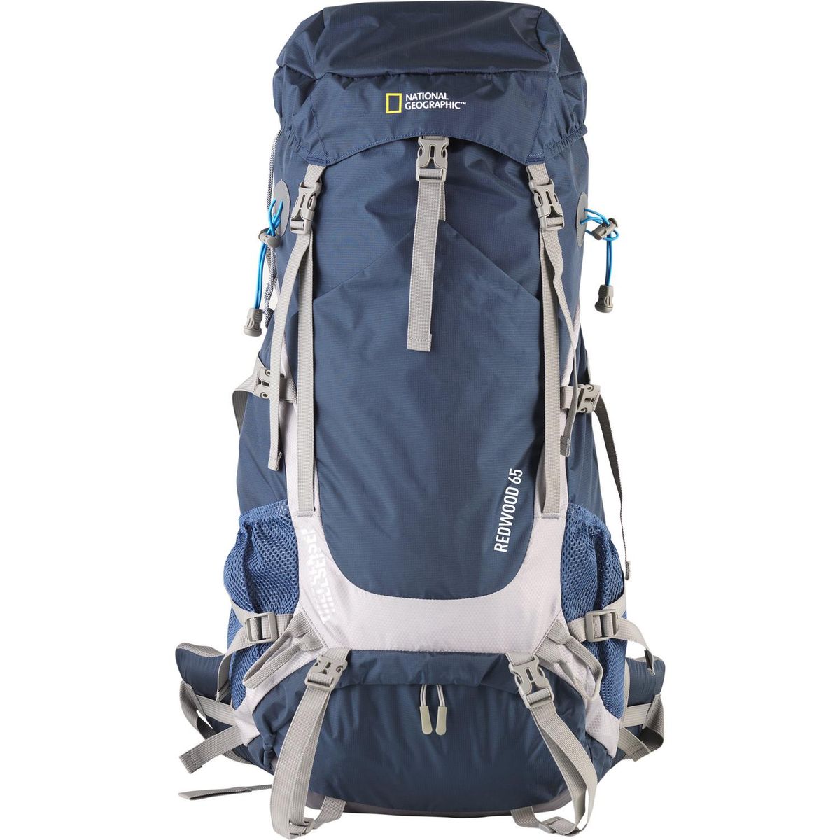 NATIONAL GEOGRAPHIC - Mochila RedWood 65 Litros Azul/Gris