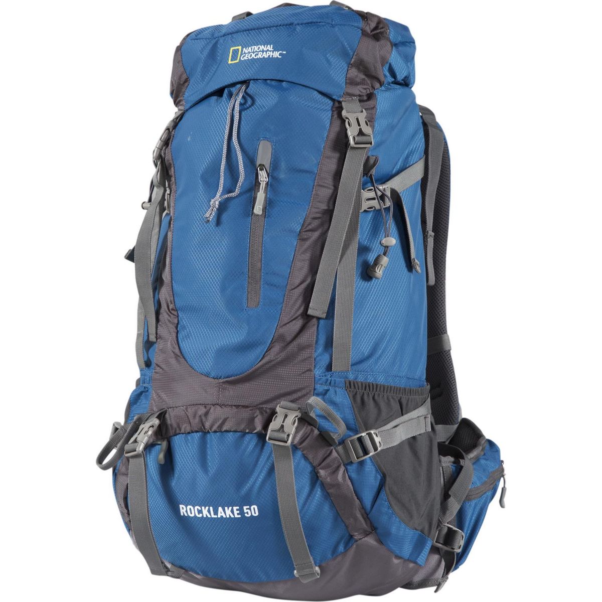 NATIONAL GEOGRAPHIC - Mochila Rocklake 50 Litros Gris/azul
