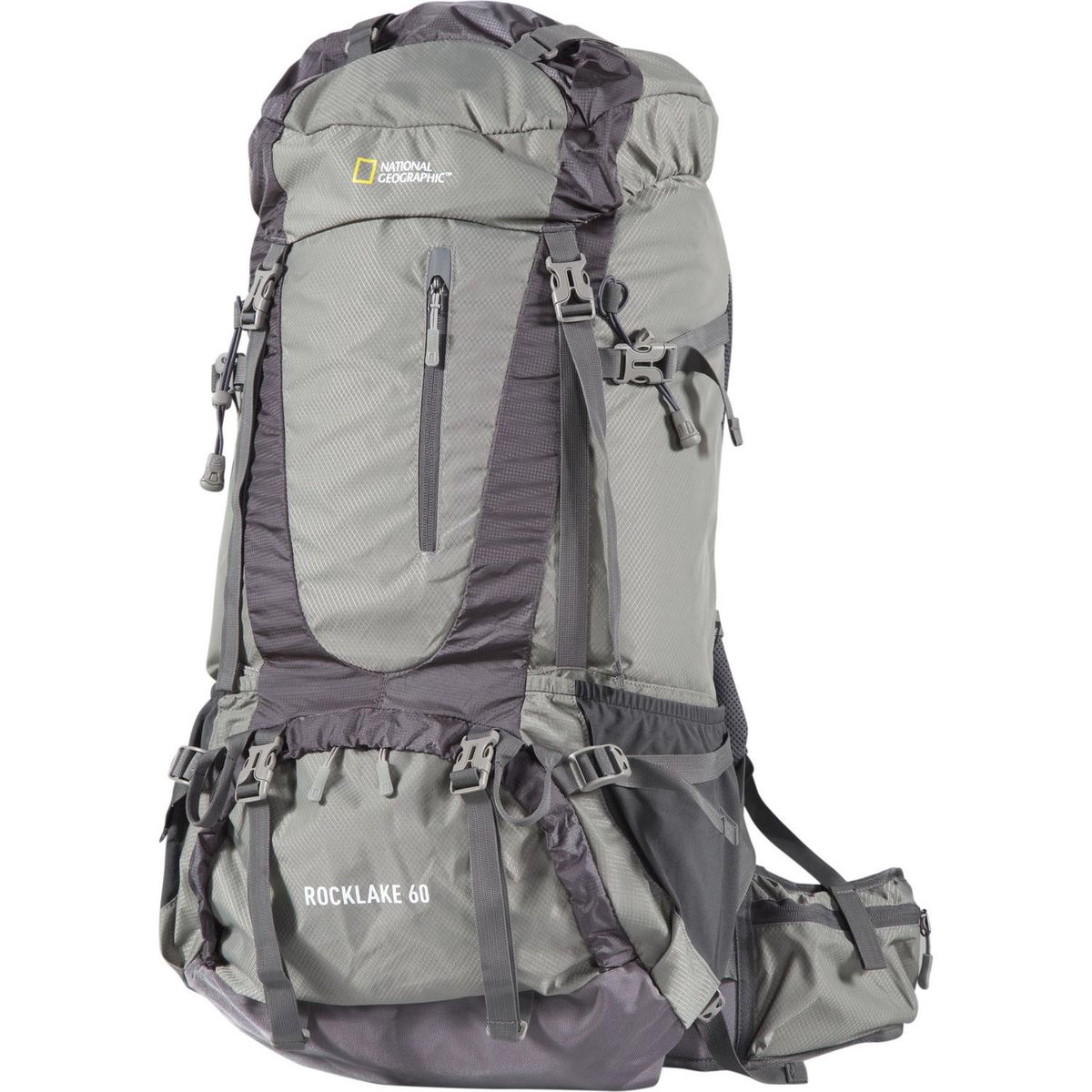 NATIONAL GEOGRAPHIC - Mochila Rocklake 60 Litros Gris/negro