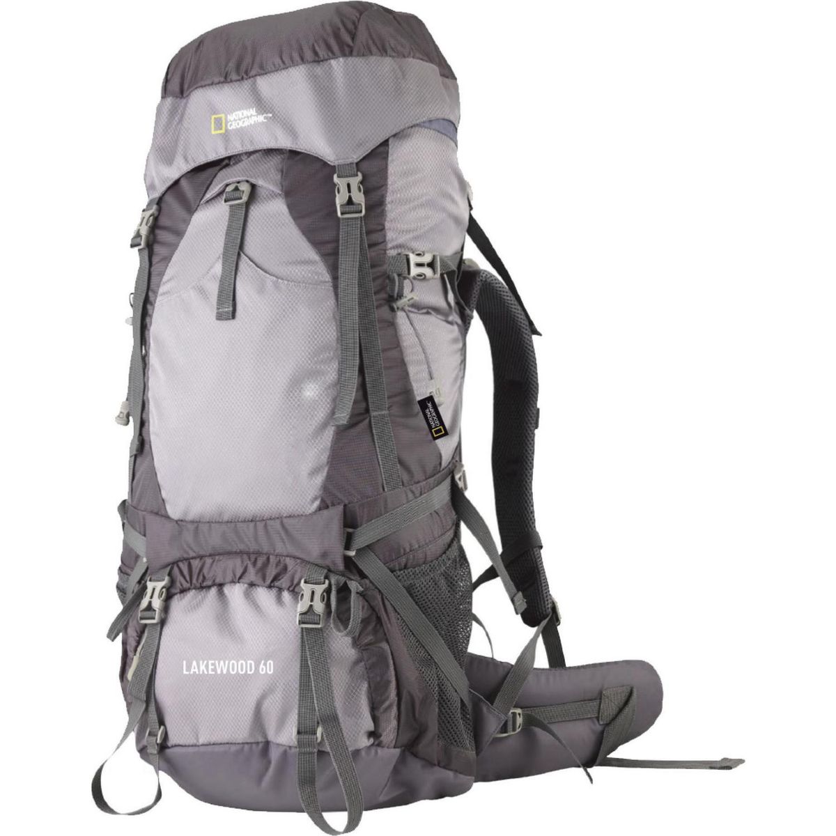 NATIONAL GEOGRAPHIC - Mochila LakeWood 60 Litros Gris/negro