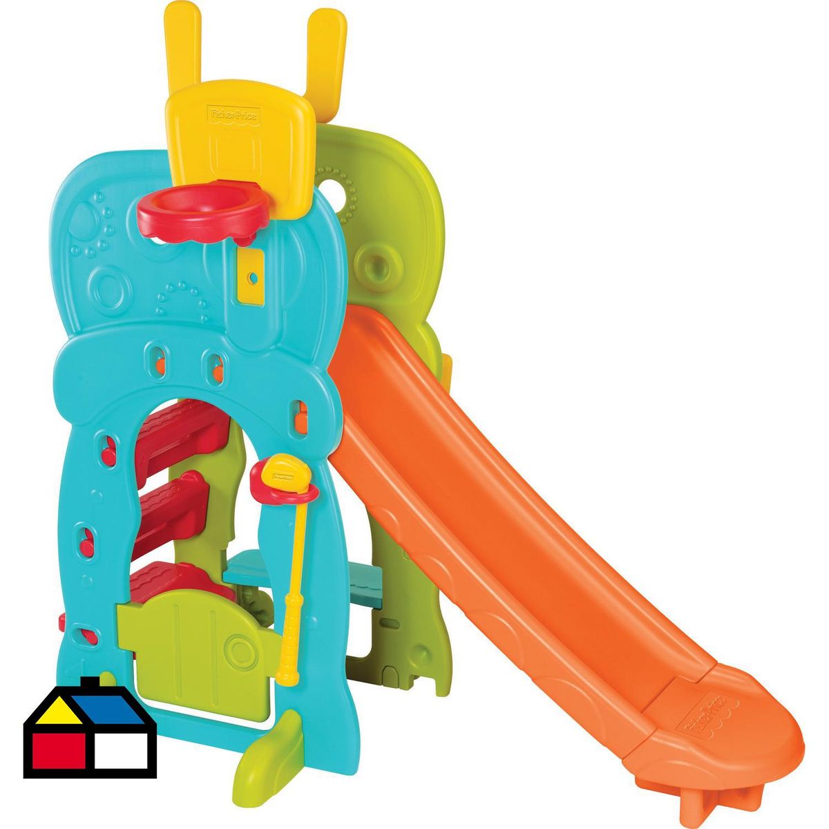 FISHER PRICE - Casa Club 5 en 1 Infantil 145x90x134 cm Multicolor