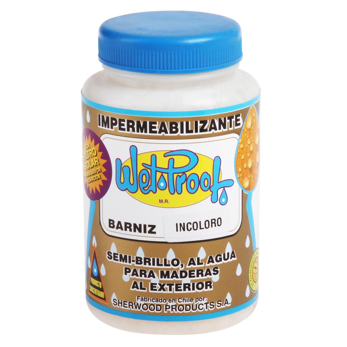 Barniz Semibrillante 0.0625 galón(es) Incoloro, marca WETPROOF - Foto 2