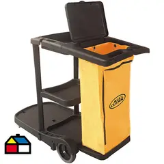 ALL CLEAN - Carro porta u tapa,bolsa,neg