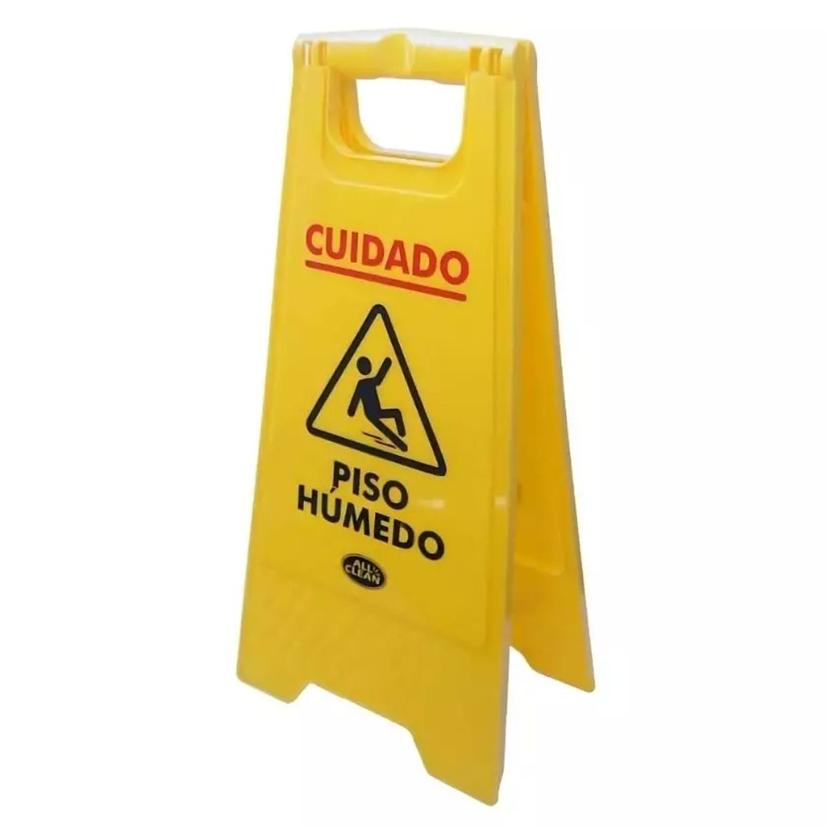 ALL CLEAN - Cartel De Peligro Plegable All Clean Amarillo Y Negro 45 Cm Alto