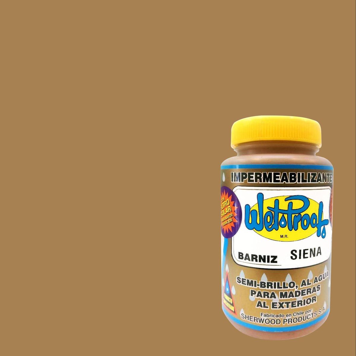 WETPROOF - Barniz Impermeabilizante Semibrillante 0.0625 galón(es) Siena