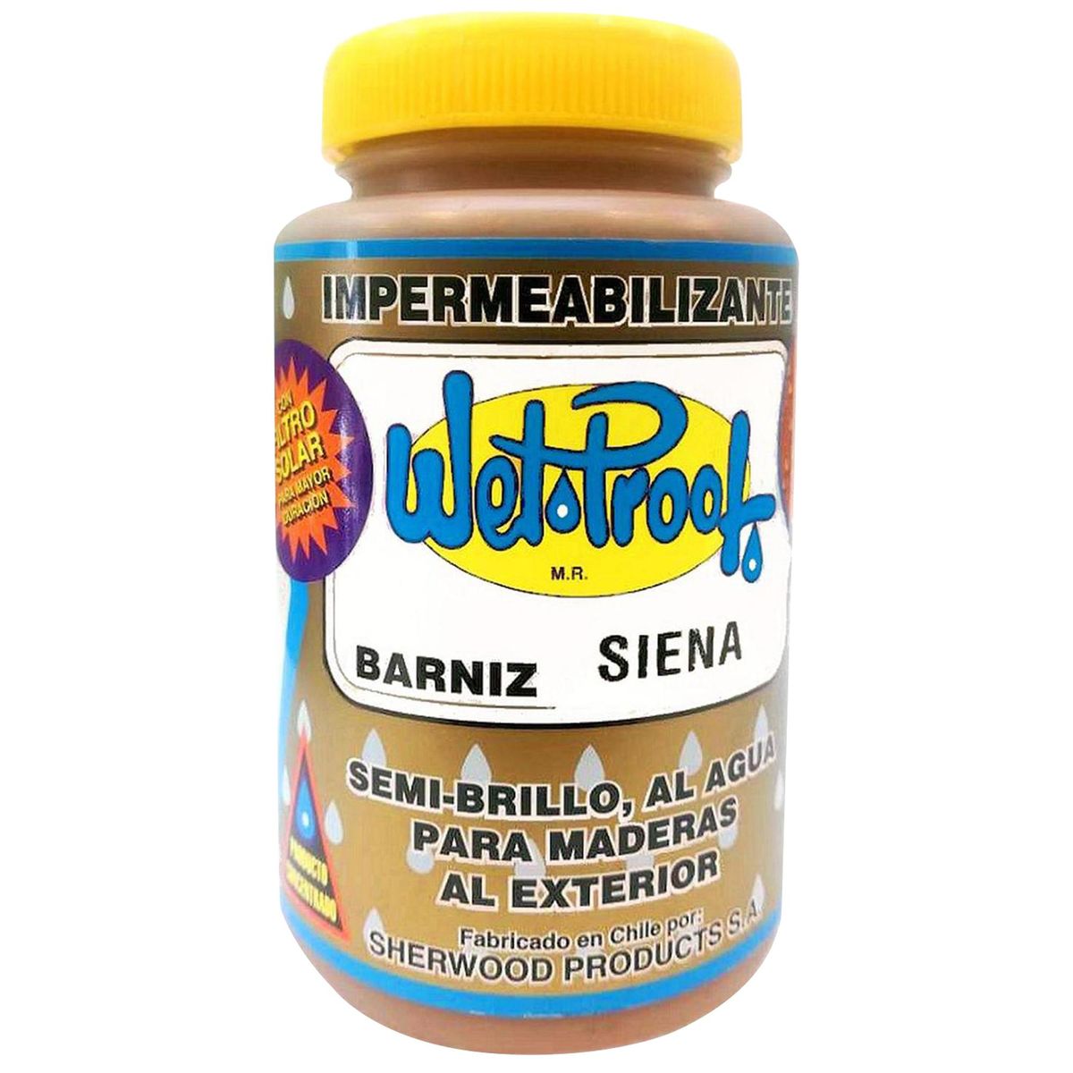 WETPROOF - Barniz Impermeabilizante Semibrillante 0.0625 galón(es) Siena