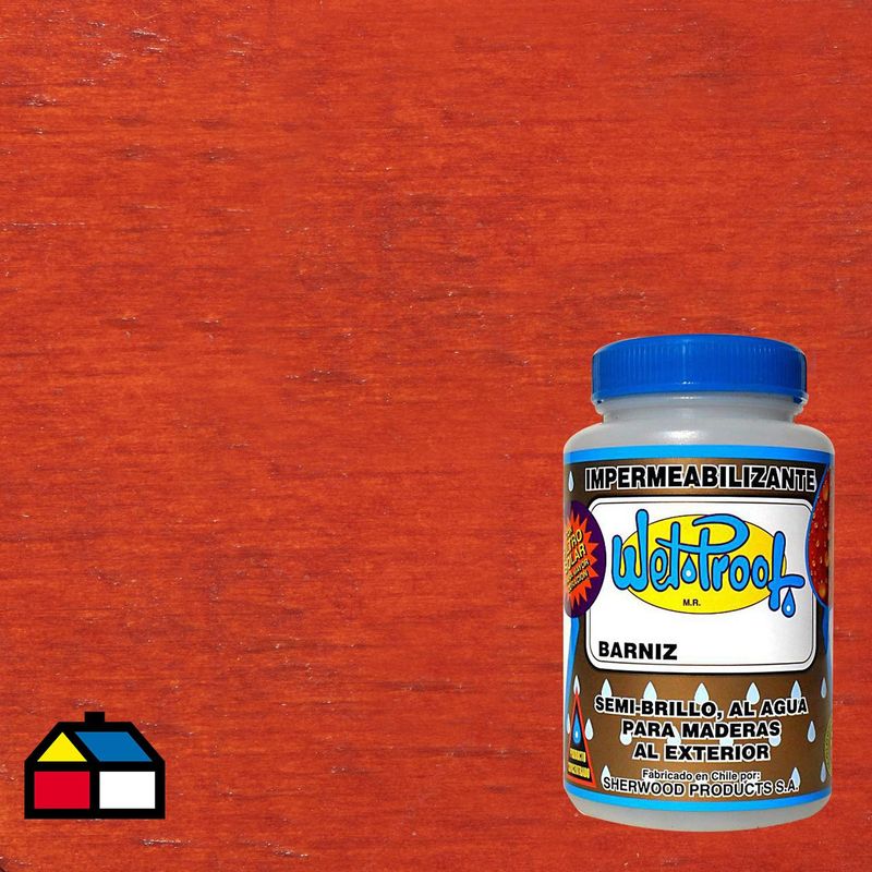 WETPROOF - Barniz Impermeabilizante Semibrillante 0.0625 galón(es) Caoba