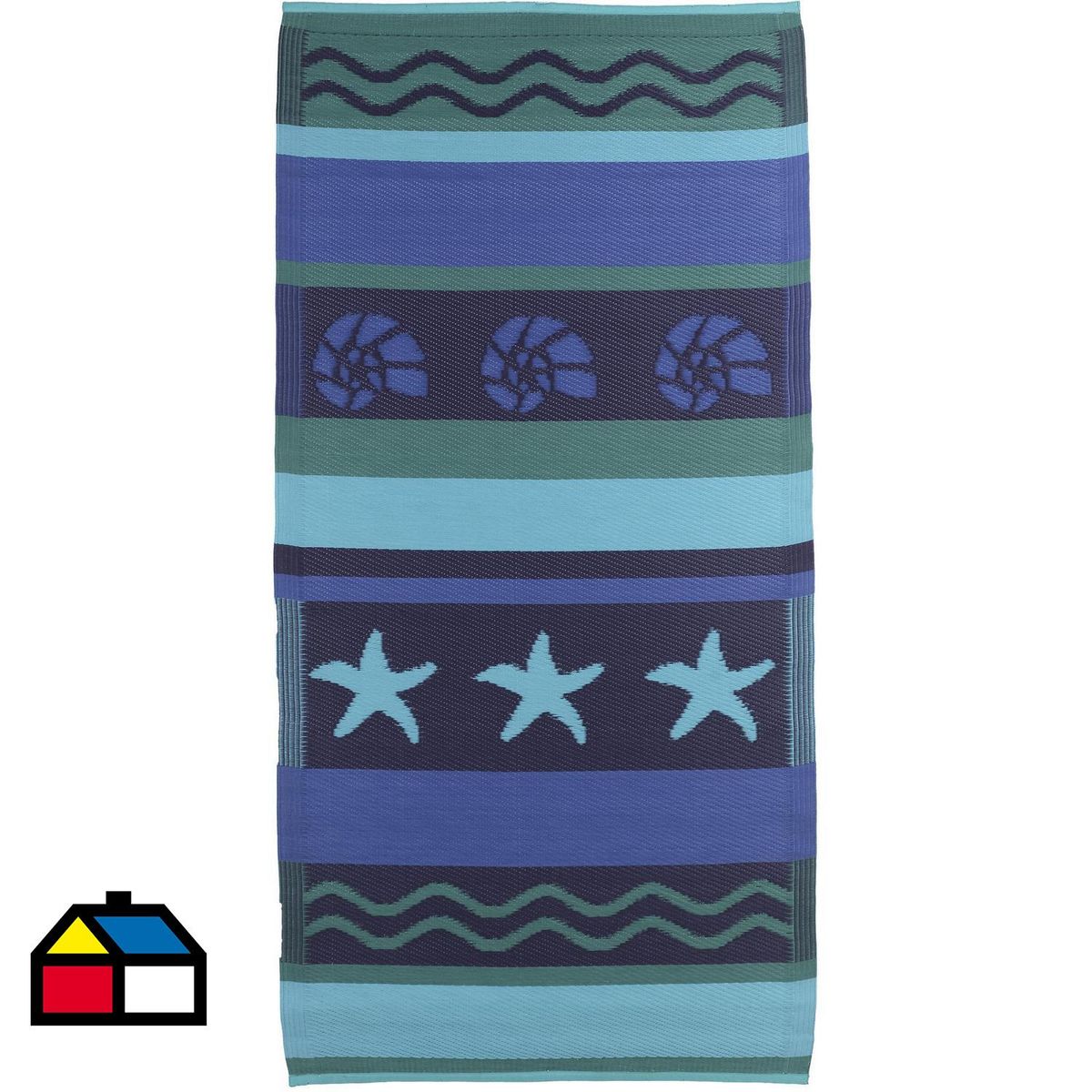 JUST HOME COLLECTION - Esterilla playa PP 90x180 cm