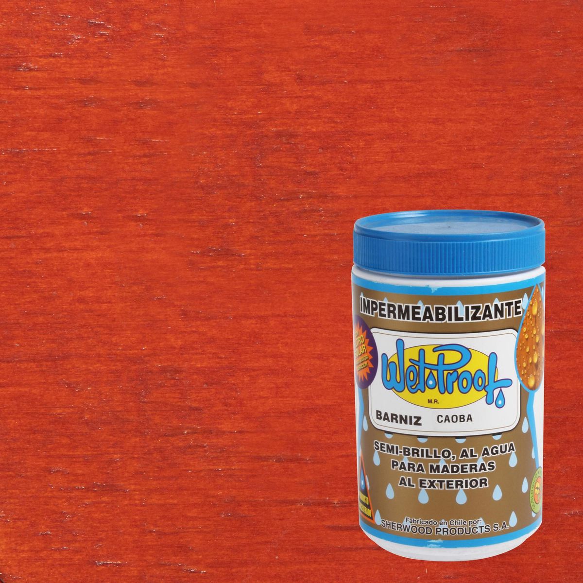 WETPROOF - Barniz Impermeabilizante Semibrillante 0.25 galón(es) Caoba