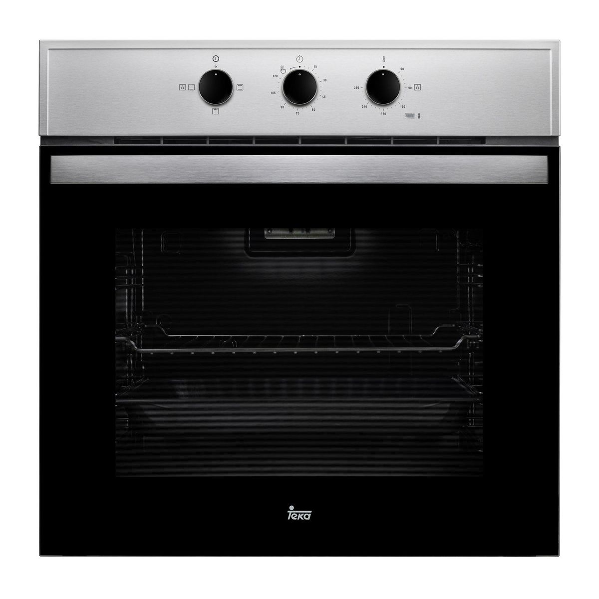 TEKA - Horno eléctrico empotrable 76 litros negro/inox