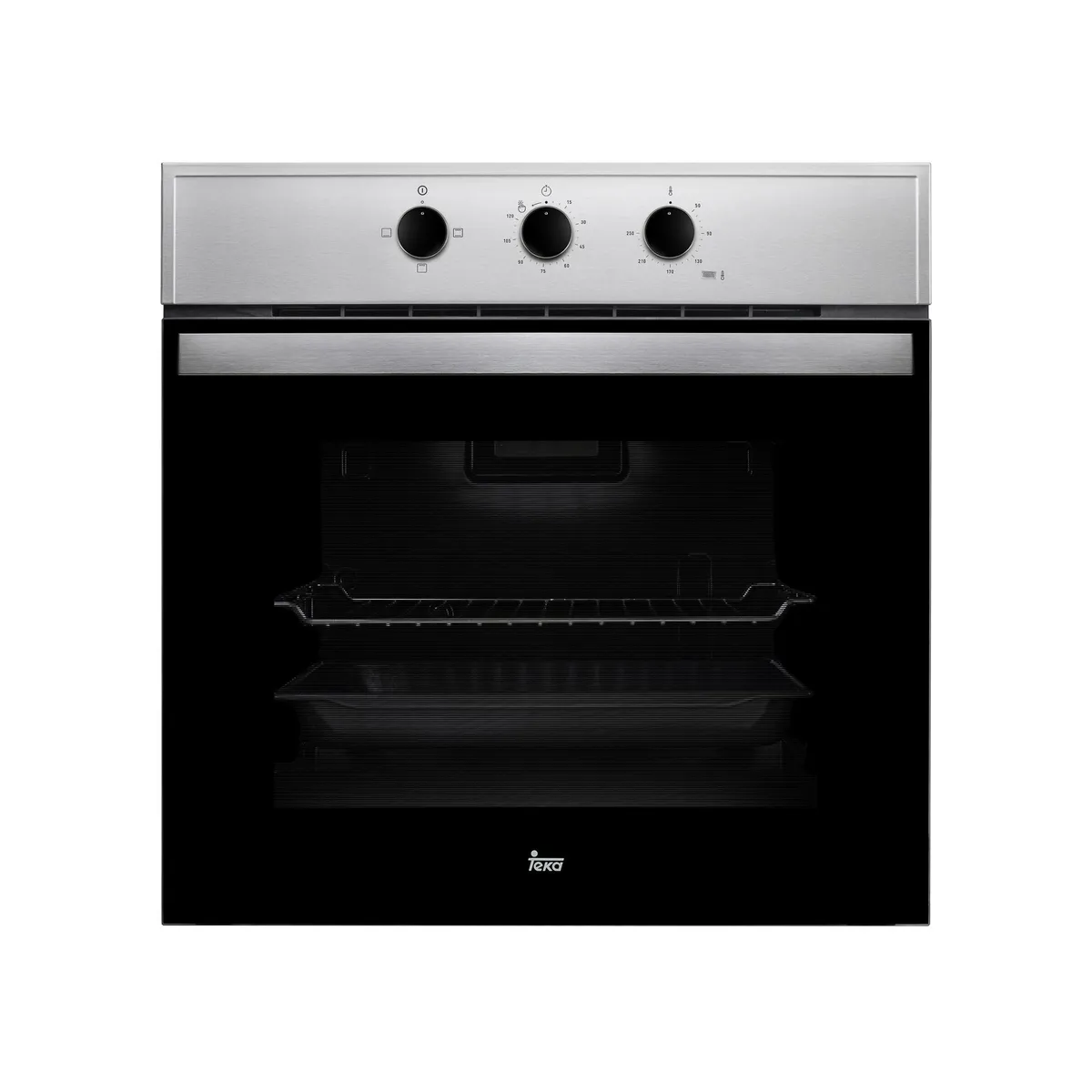 TEKA - Horno eléctrico empotrable 72 litros negro/inox