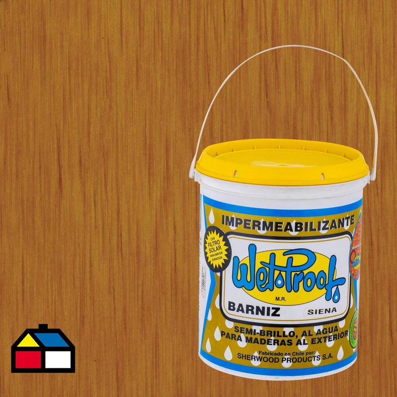 WETPROOF - Barniz Impermeabilizante Semibrillante 1 galón(es) Siena
