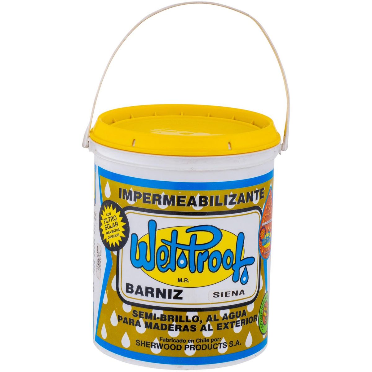 WETPROOF - Barniz Impermeabilizante Semibrillante 1 galón(es) Siena