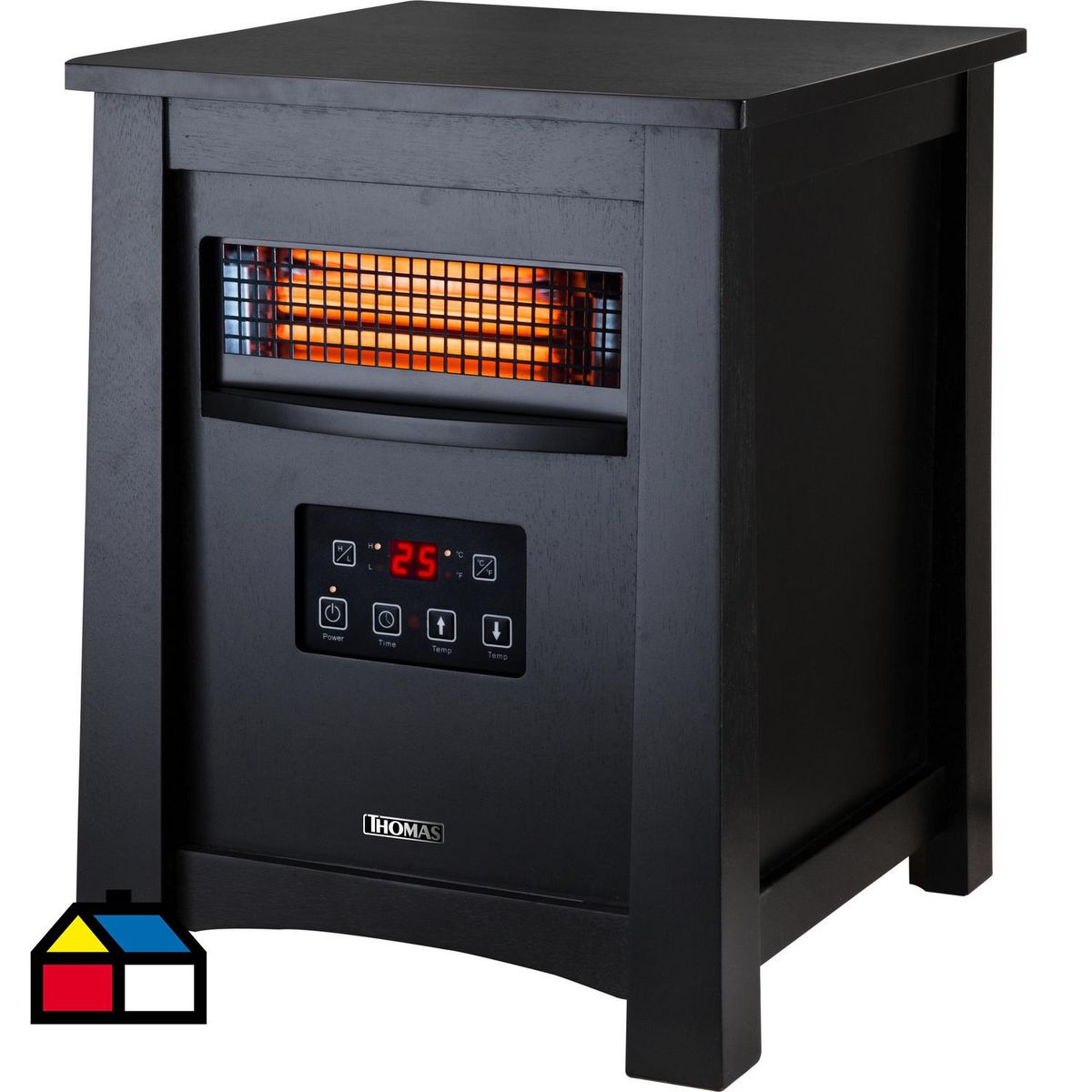 THOMAS - Estufa Infrarrojo TH-IR61 Negro