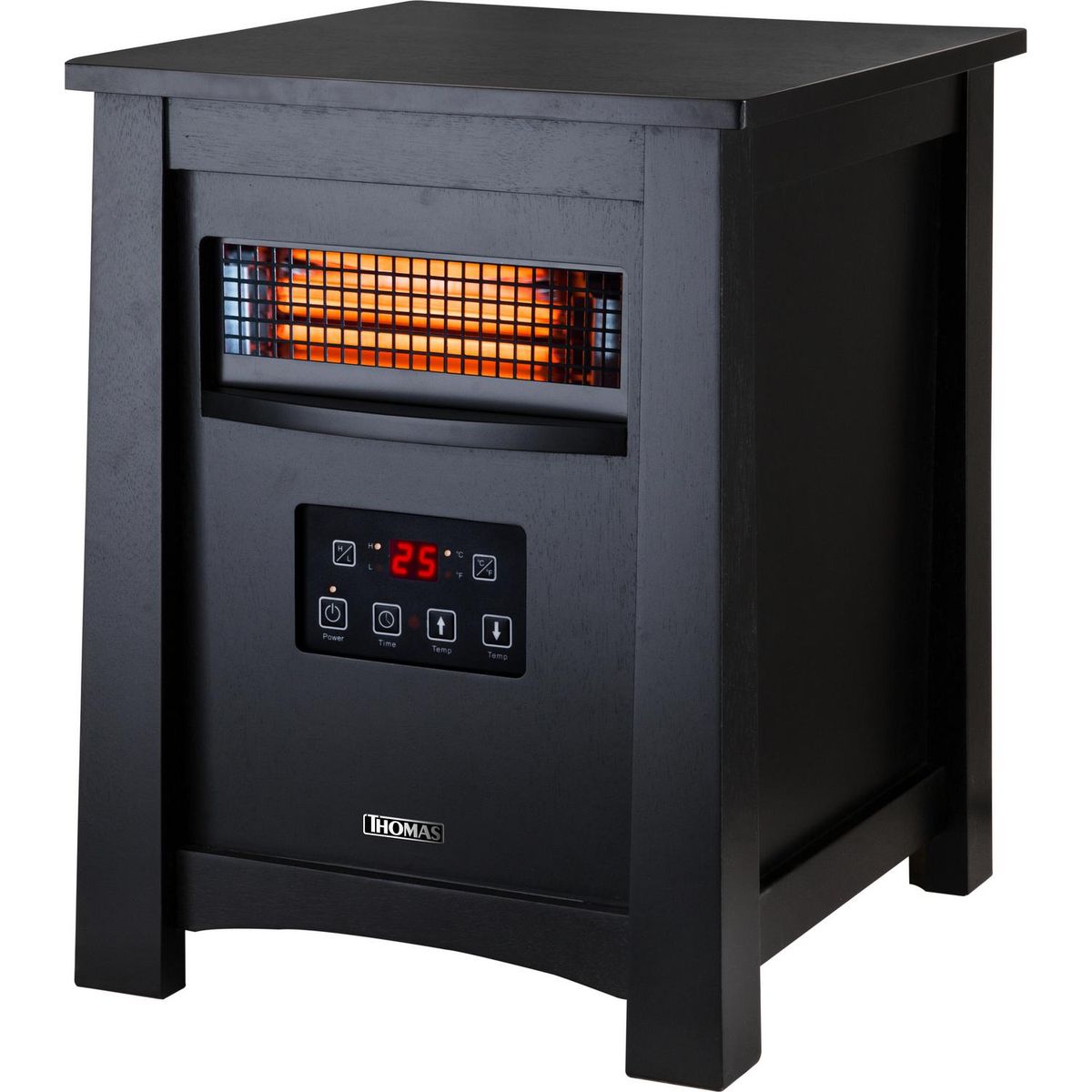 THOMAS - Estufa Infrarrojo TH-IR61 Negro