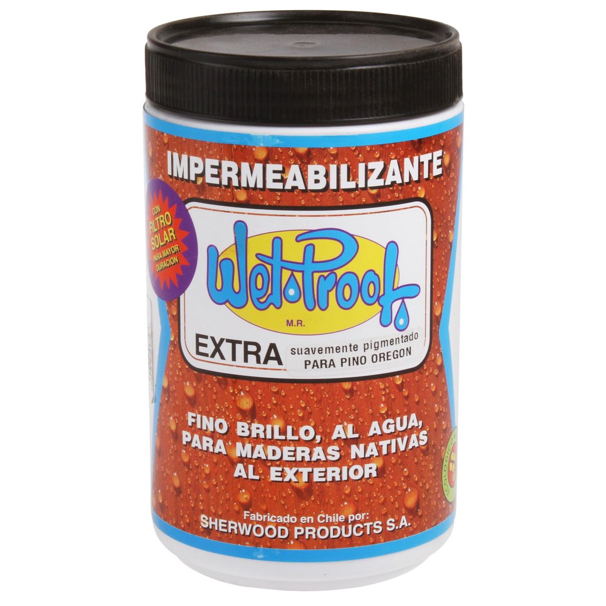 WETPROOF - Barniz Impermeabilizante Semibrillante 0.25 galón(es) Pino Oregón