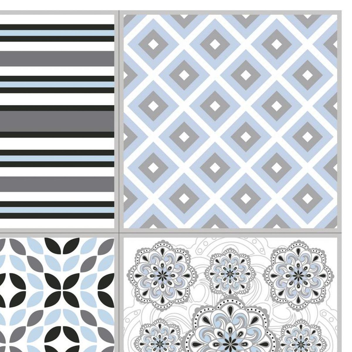 KANTU - Sticker Adhesivo Toledo 15x15 cm 9 uinidades