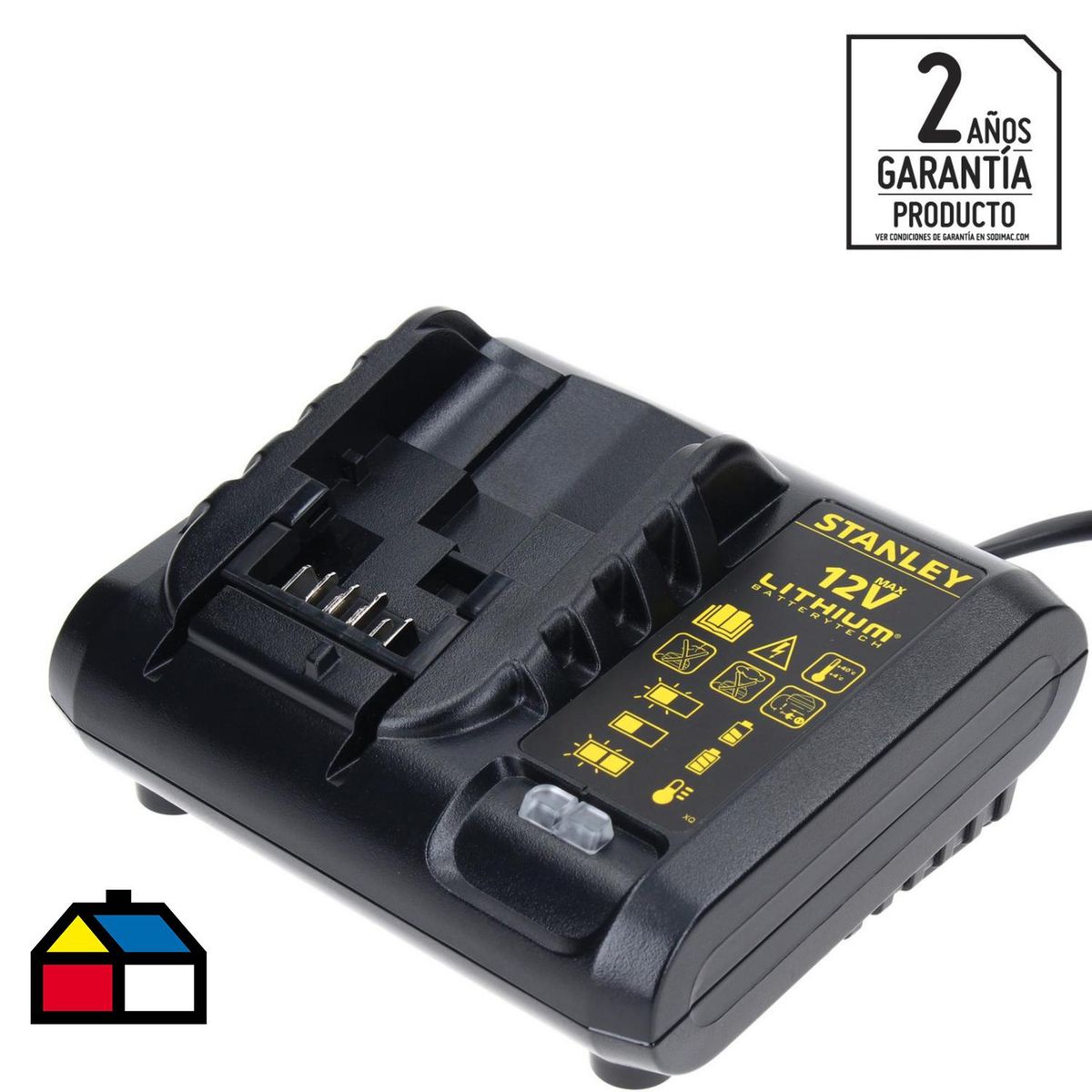 STANLEY - Cargador de batería 12V 1,0 Ah
