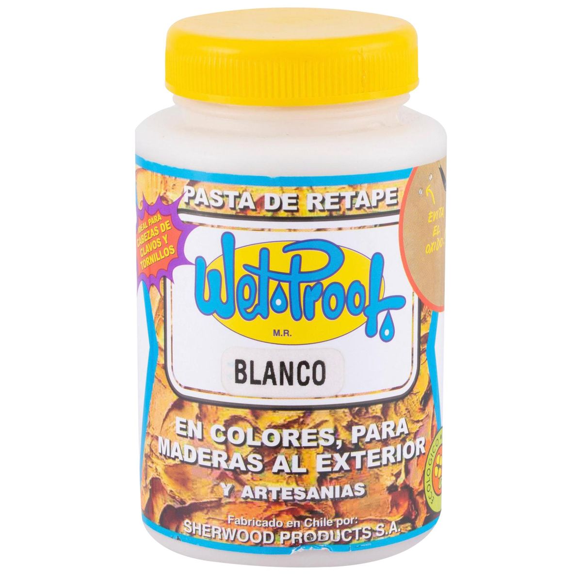 WETPROOF - Pasta de retape 1/2 kg blanco