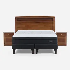 ROSEN - Cama Europea Tempo 2 Plazas Long Base Dividida/Muebles
