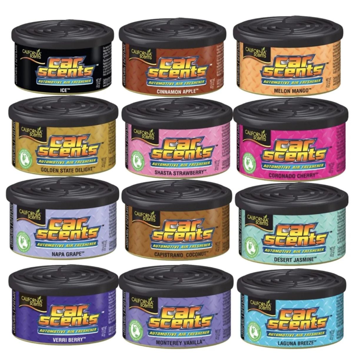 CALIFORNIA SCENTS - Aromatizante California Scents Variedad Aromas Auto 1.5 Oz
