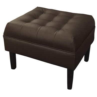 Pouf wood capitone