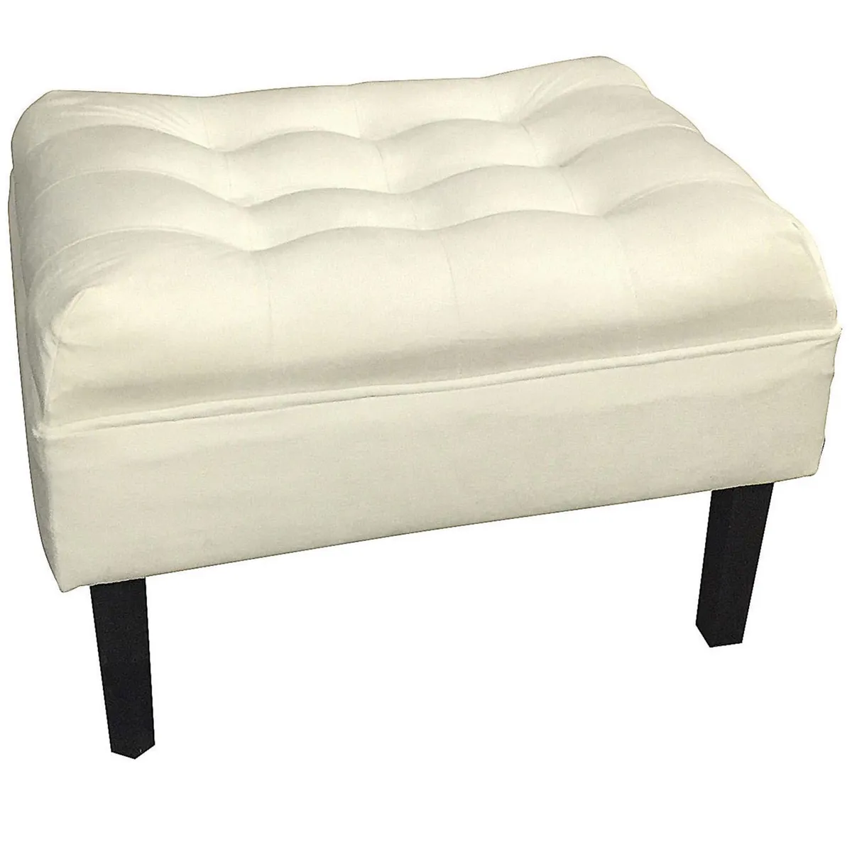 BODEVIR - Pouf wood capitone