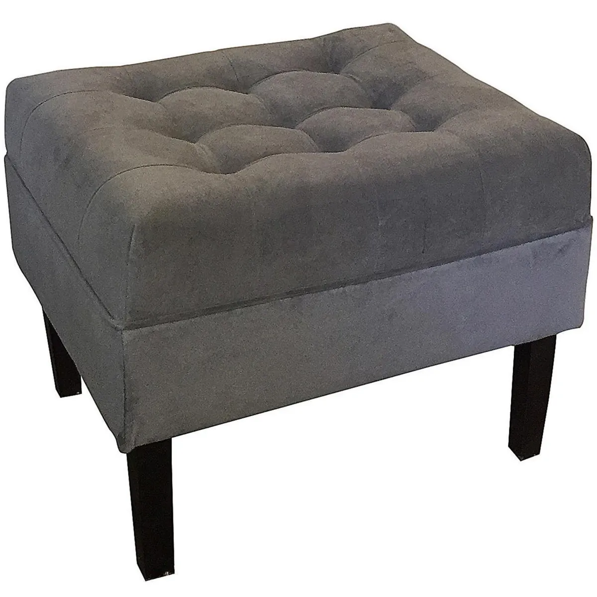 BODEVIR - Pouf wood capitone