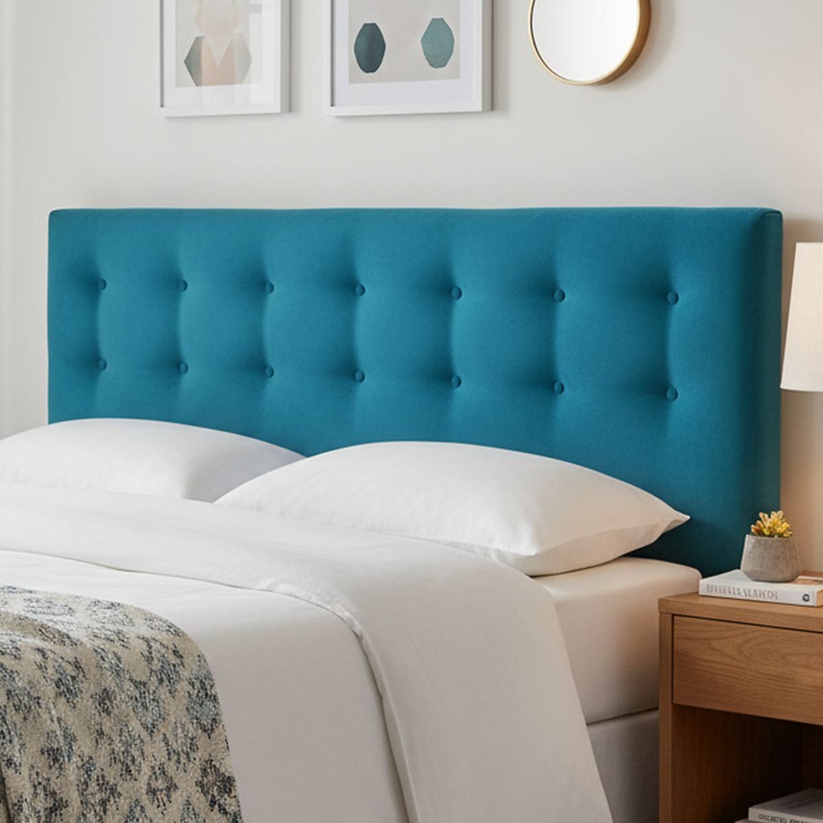 BODEVIR - Respaldo 180x7x60 cm turquesa