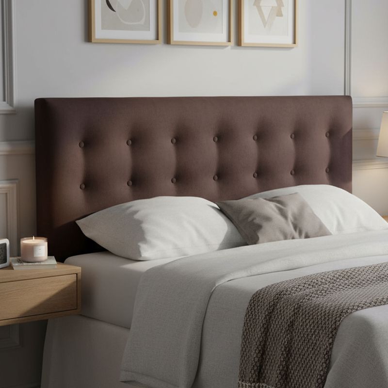 BODEVIR - Respaldo 180x7x60 cm chocolate